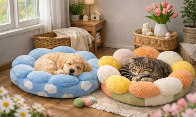 Pet Spring Comforts: The Cutest Flower Pet Beds to Refresh Your Pet’s Cozy Corner